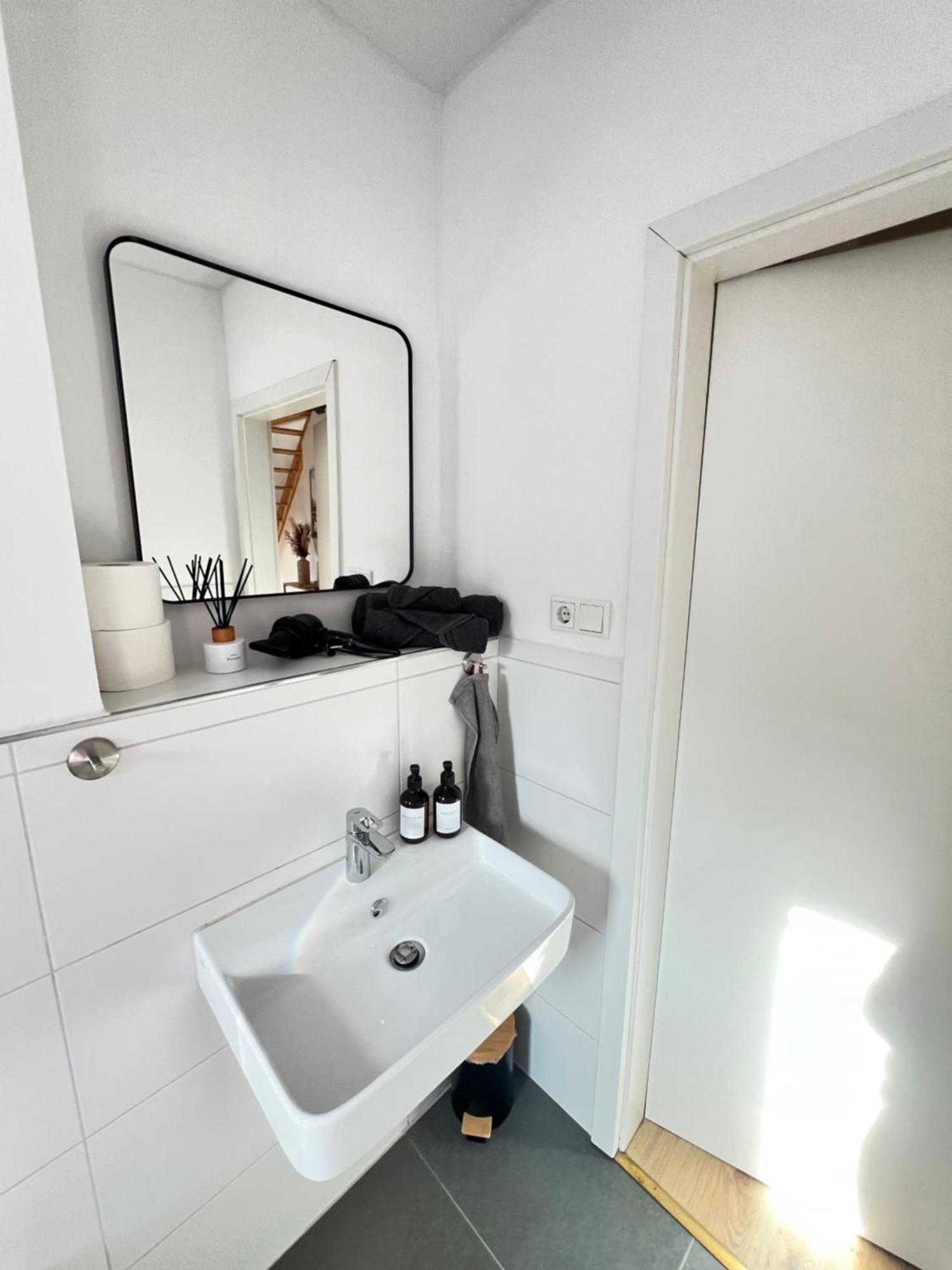 Maisonette-Apartment Mit Klimaanlage - In Dorsten Zentrum - Buitenkant foto