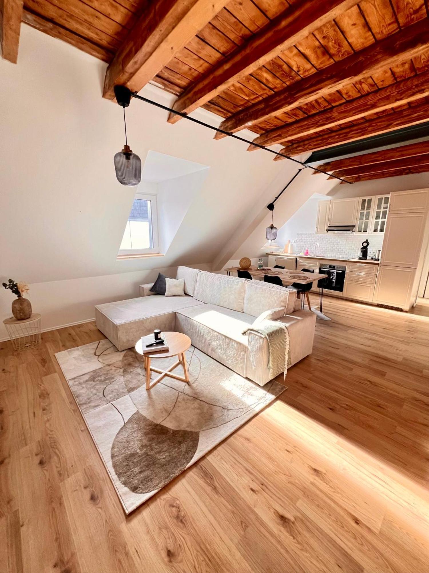 Maisonette-Apartment Mit Klimaanlage - In Dorsten Zentrum - Buitenkant foto