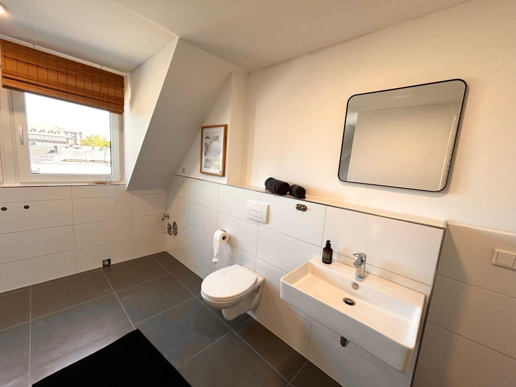 Maisonette-Apartment Mit Klimaanlage - In Dorsten Zentrum - Buitenkant foto